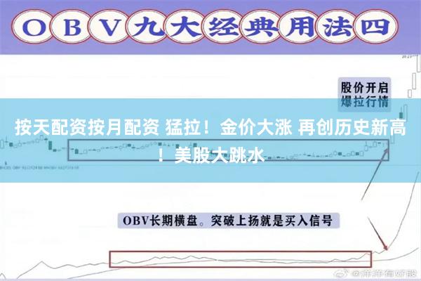 按天配资按月配资 猛拉！金价大涨 再创历史新高！美股大跳水