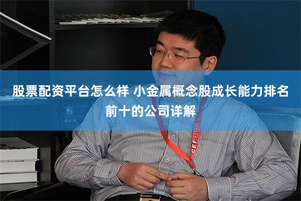 股票配资平台怎么样 小金属概念股成长能力排名前十的公司详解