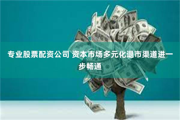 专业股票配资公司 资本市场多元化退市渠道进一步畅通